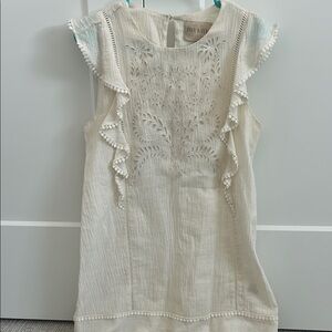Moon River Cream Mini Dress